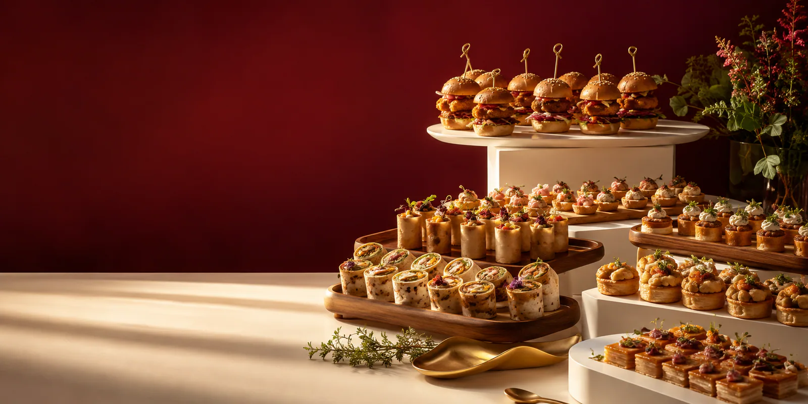 Elegant event catering arranged for a celebration in Egypt